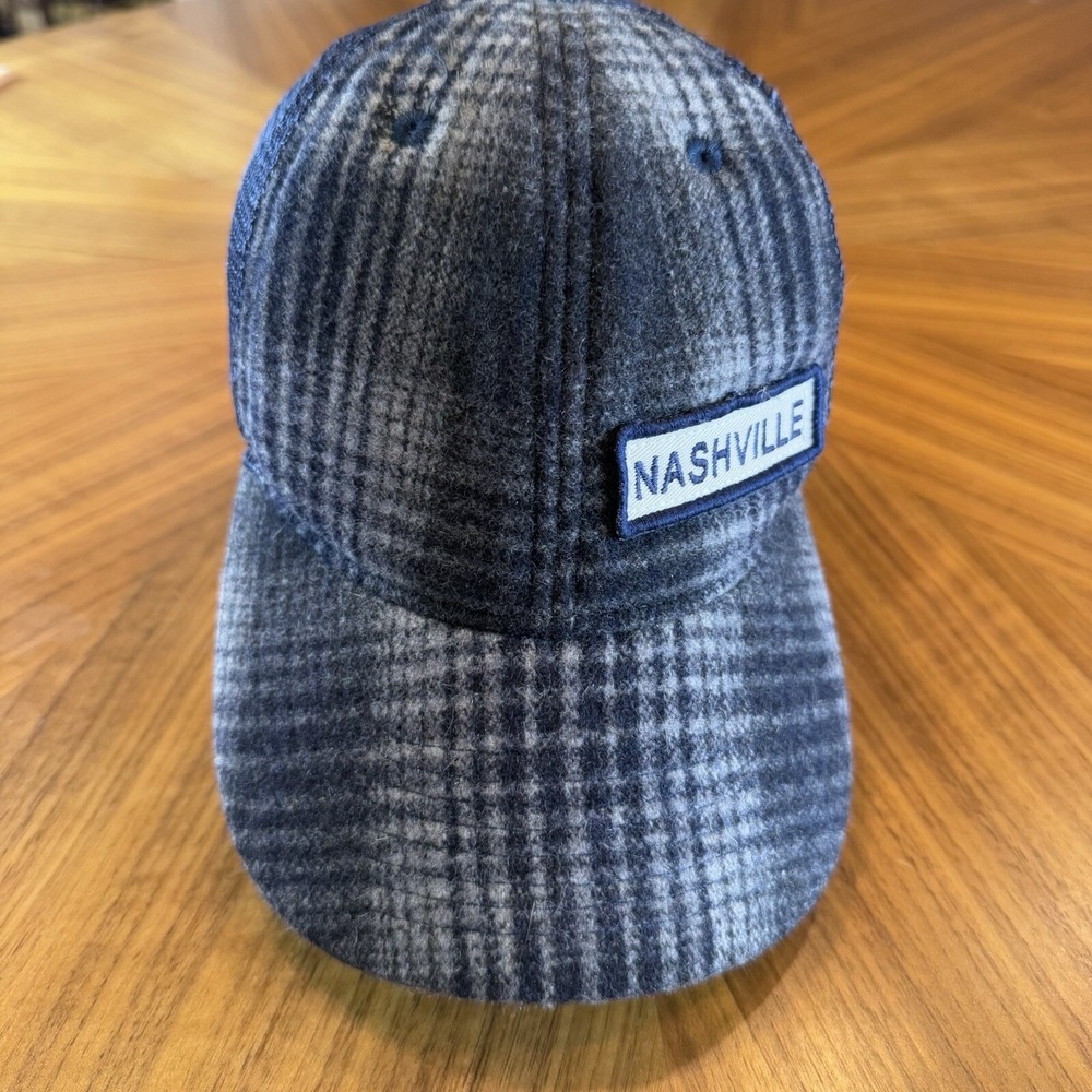 Plaid Wool Scotland Nashville Baseball Cap‎ Hat Adjustable SnapBack Mesh Trucker